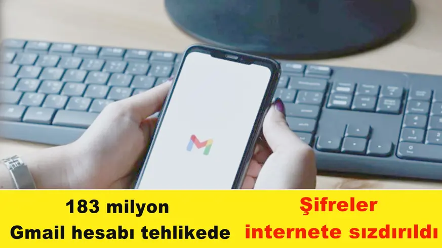 183 milyon  Gmail hesabı tehlikede