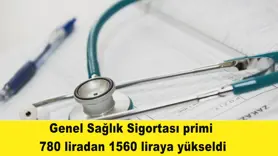 Genel Sağlık Sigortası primi  yükseldi