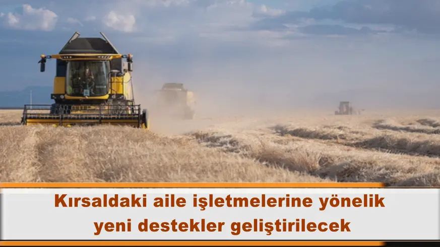 Kırsaldaki aile işletmelerine yönelik yeni destekler geliştirilecek