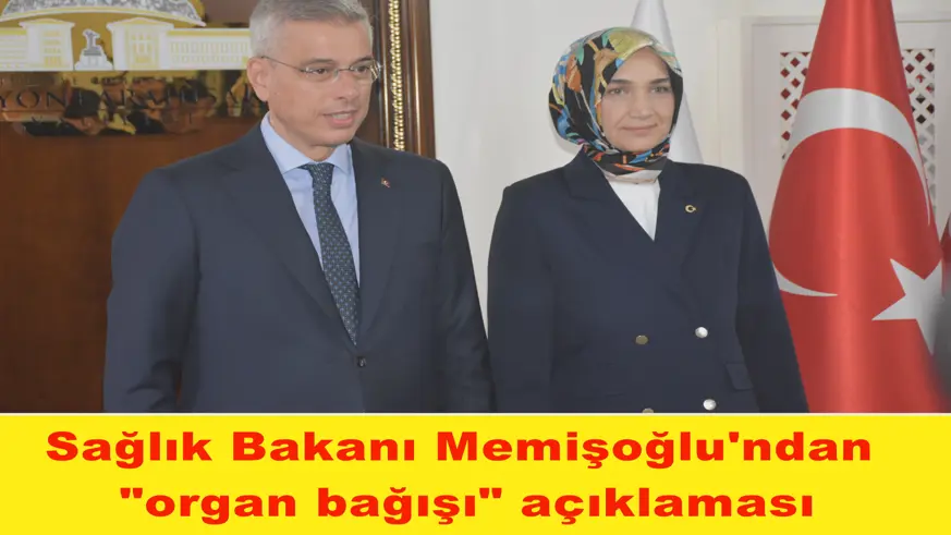 Sağlık Bakanı Memişoğlu'ndan  