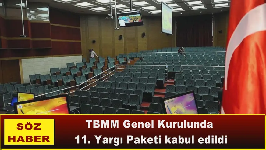 11. Yargı Paketi kabul edildi