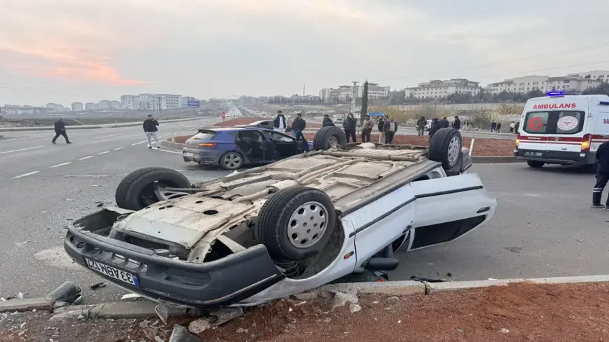 Kafa kafaya çarpıştılar!