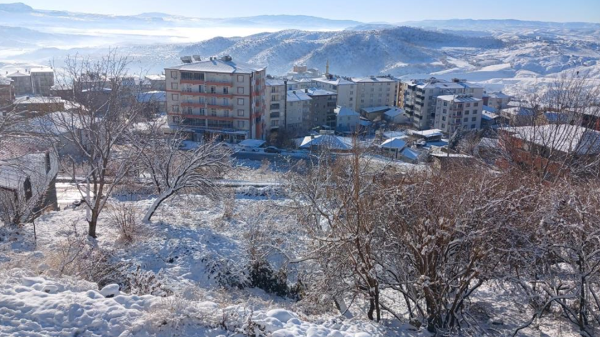 Kulp’ta tüm sokaklar buz tuttu