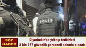 Diyarbakır’da yılbaşı tedbirleri
