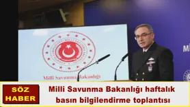 Milli Savunma Bakanlığı haftalık  basın bilgilendirme toplantısı