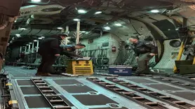 Askeri kargo uçağıyla gelen karaciğer hastaya nakledildi