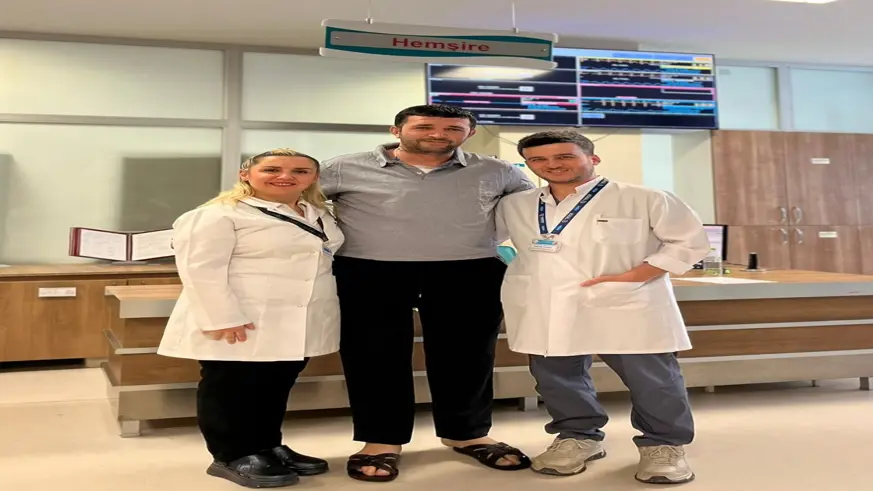 Azerbaycanlı tır şoförü ameliyat edildi