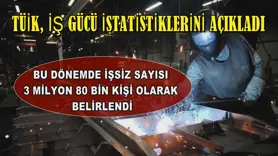 TÜİK, iş gücü istatistiklerini açıkladı