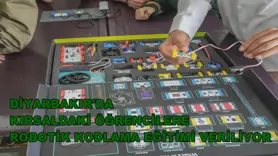 Diyarbakır'da kırsaldaki öğrencilere robotik kodlama eğitimi veriliyor