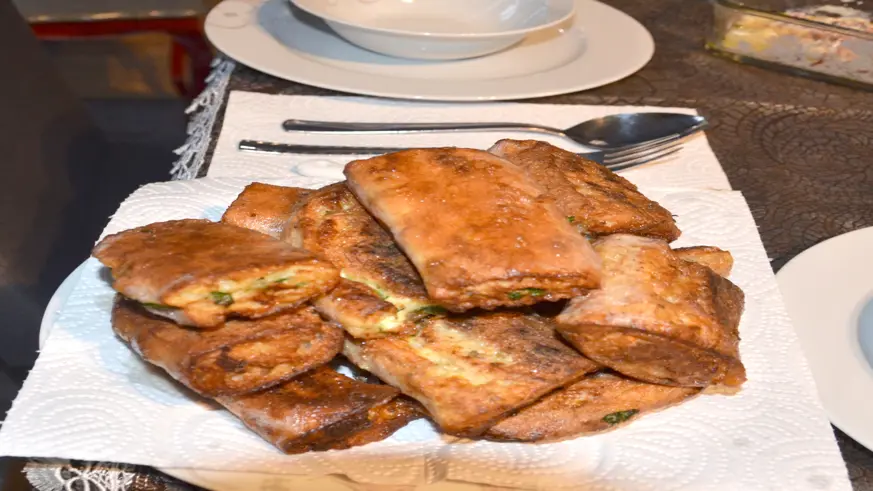 Karamürsel'in yöresel lezzeti simit dolması