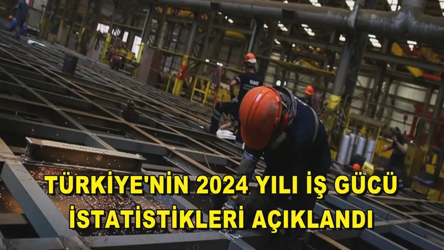 Türkiye'nin 2024 yılı iş gücü istatistikleri açıklandı