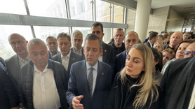 Özel, Çağlayan'daki İstanbul Adalet Sarayı'nda konuştu