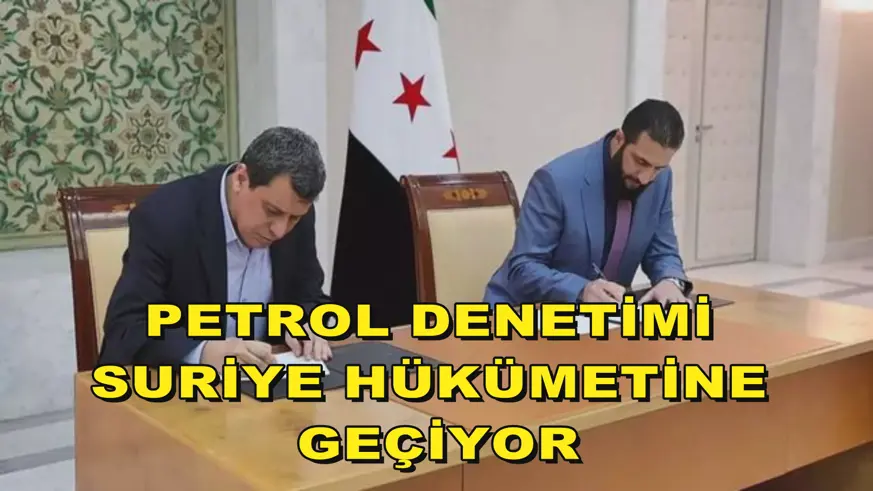 Petrol denetimi Suriye hükümetine geçiyor