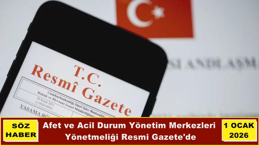 Afet ve Acil Durum Yönetim Merkezleri Yönetmeliği Resmi Gazete'de