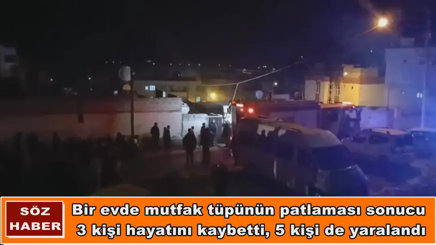 Şanlıurfa'da tüp patladı