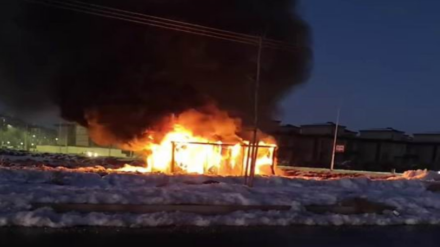 Diyarbakır'da trafo alev aldı