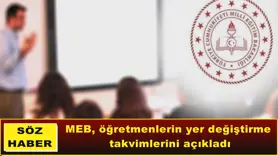 MEB, öğretmenlerin yer değiştirme  takvimlerini açıkladı