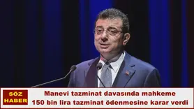 Ekrem İmamoğlu Cumhurbaşkanı Erdoğan'a tazminat ödeyecek