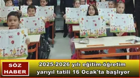 Yarıyıl tatili 16 Ocak'ta başlıyor