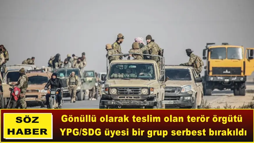 Terör örgütü  YPG/SDG üyesi bir grup serbest bırakıldı