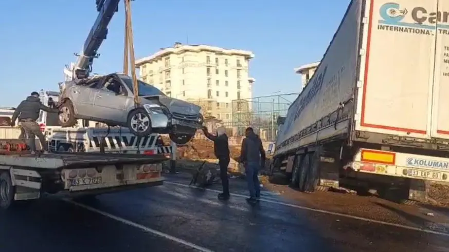 Şanlıurfa'da buzlanma nedeniyle zincirleme kaza