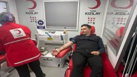 Çermik Kaymakamı Karataş, kan bağışında bulundu