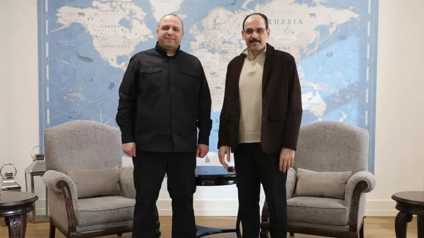 MİT Başkanı Kalın, Umerov ile bir araya geldi