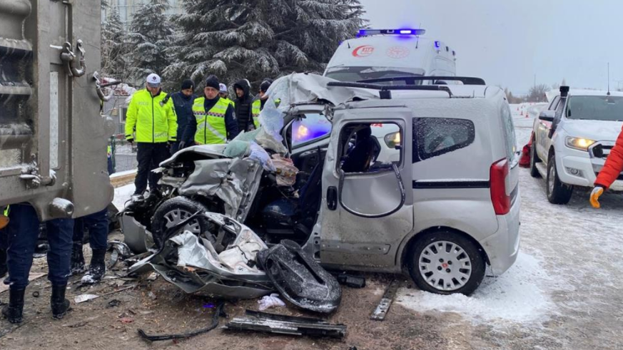 Elazığ'da feci kaza