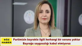 Bayrağa saygısızlığı kabul etmiyoruz