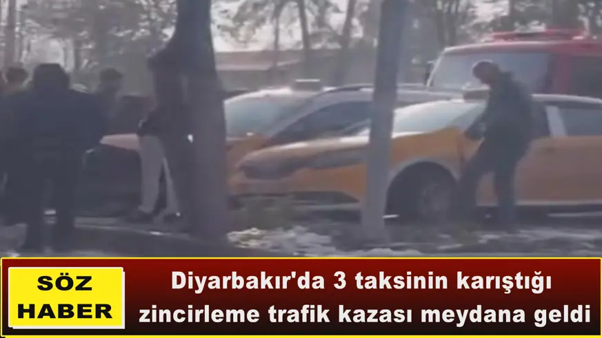 Diyarbakır'da zincirleme trafik kazası