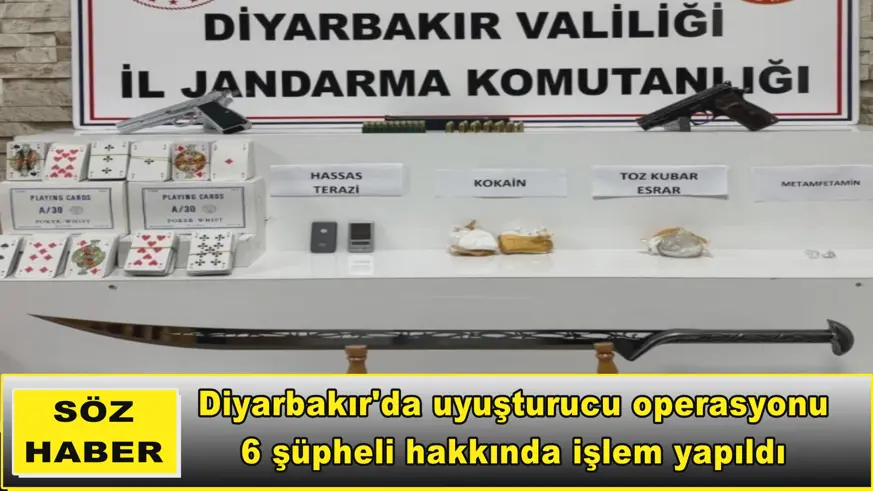 Diyarbakır'da uyuşturucu operasyonu