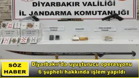 Diyarbakır'da uyuşturucu operasyonu