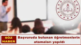 Başvuruda bulunan öğretmenlerin  atamaları yapıldı