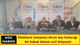 Silahların tamamen devre dışı kalacağı  bir hukuk düzeni acil ihtiyaçtır