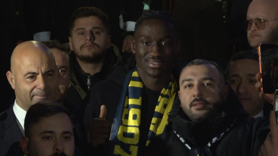 Fenerbahçe'nin yeni transferi Sidiki Cherif, İstanbul'da