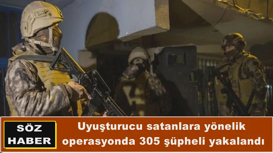 Uyuşturucu satanlara yönelik  operasyon