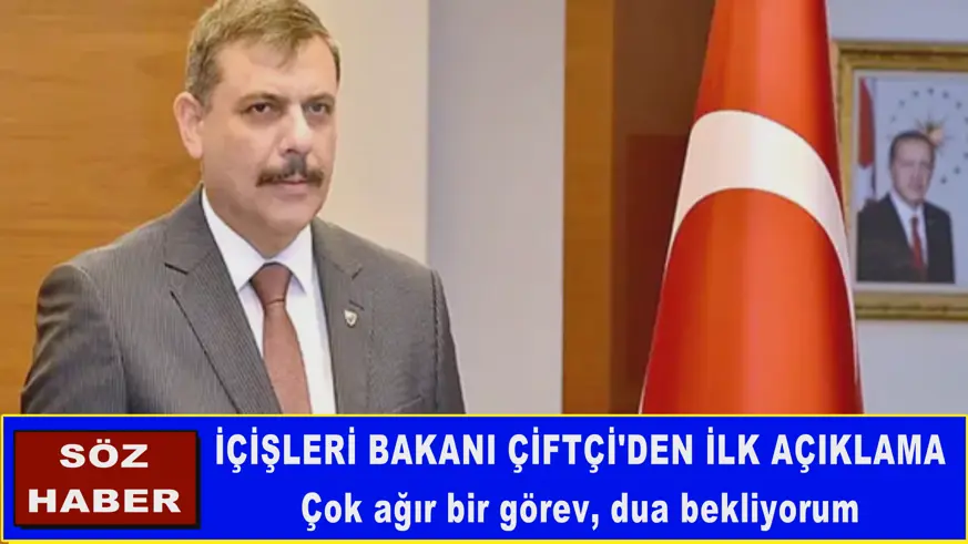 Çok ağır bir görev, dua bekliyorum
