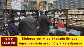 Binlerce yetim ve öksüzün ihtiyacı  öğretmenlerin aracılığıyla karşılanıyor