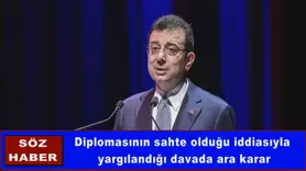 Diplomasının sahte olduğu iddiasıyla  yargılandığı davada ara karar
