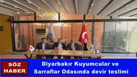 Diyarbakır Kuyumcular ve  Sarraflar Odasında devir teslimi