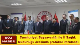 Cumhuriyet Başsavcılığı ile İl Sağlık  Müdürlüğü arasında protokol imzalandı