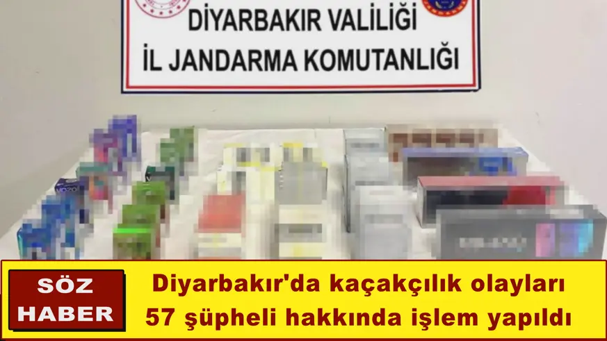Diyarbakır'da kaçakçılık olayları