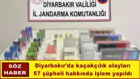 Diyarbakır'da kaçakçılık olayları