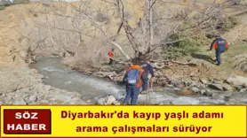 Diyarbakır'da kayıp yaşlı adamı  arama çalışmaları sürüyor