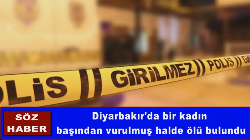 Diyarbakır'da bir kadın başından vurulmuş halde ölü bulundu