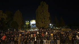 Mescid-i Aksa'da Ramazan ayının ilk teravih namazı kılındı