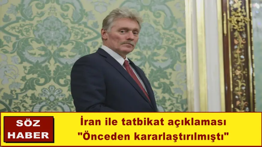 İran ile tatbikat açıklaması