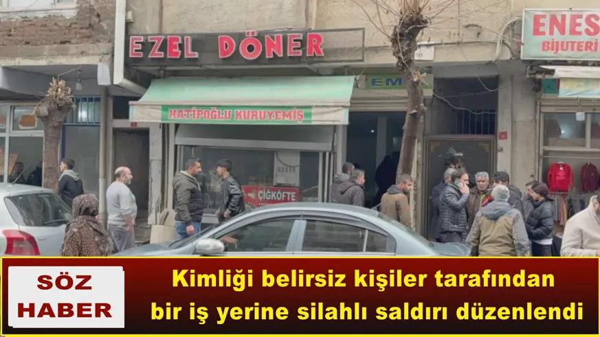 Diyarbakır’da iş yerine silahlı saldırı