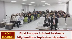 Bitki koruma ürünleri hakkında  bilgilendirme toplantısı düzenlendi