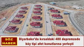 Diyarbakır'da kırsaldaki 480 depremzede, köy tipi afet konutlarına yerleşti